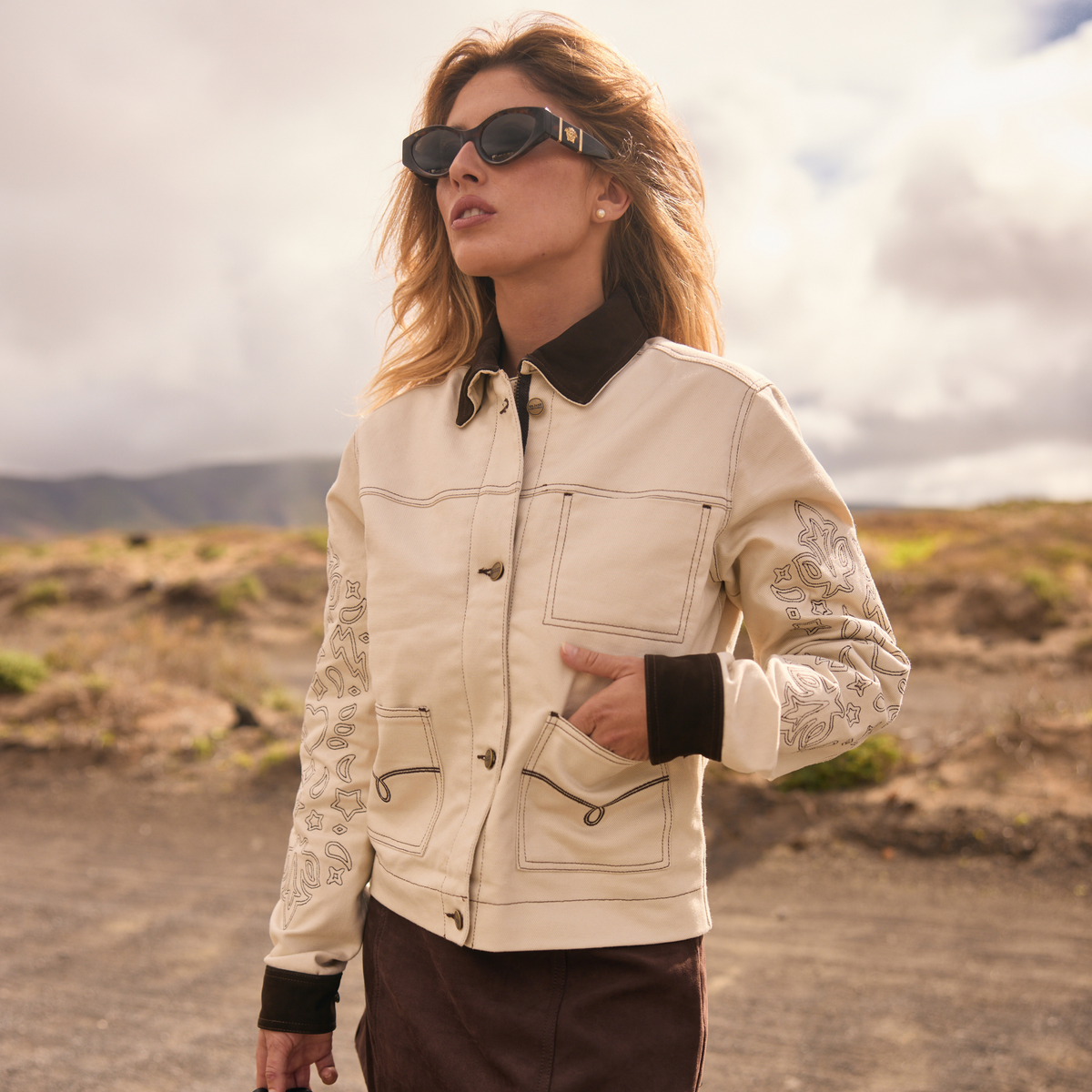 Wildust Sisters Pioneer Ladies Jacket - Wild Kraft White - Salt Flats Clothing