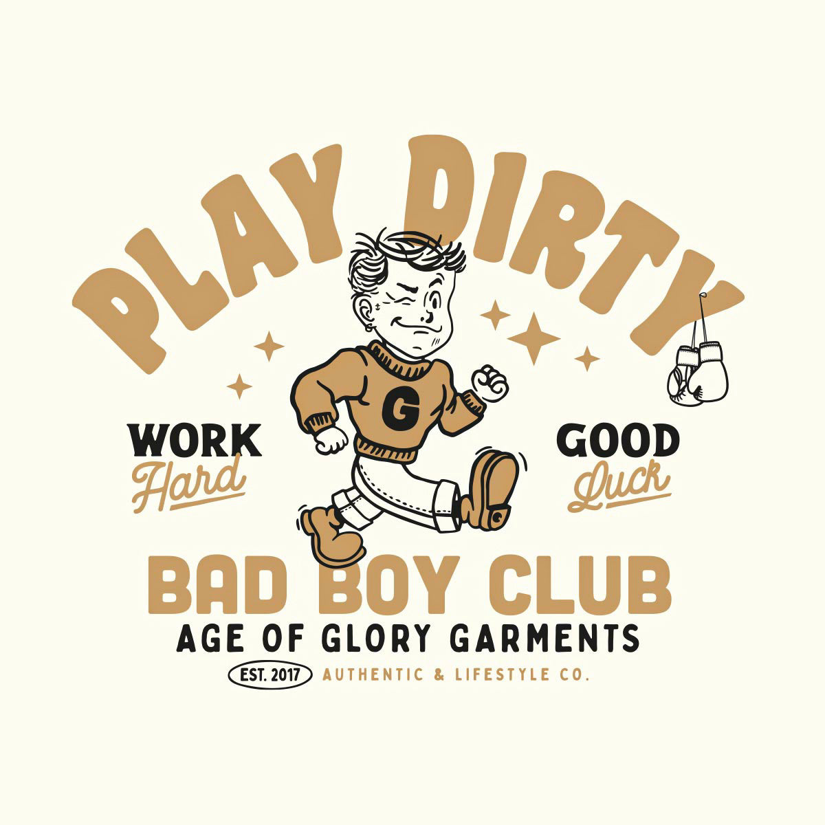 Age of Glory Play Dirty T'Shirt - Salt Flats Clothing