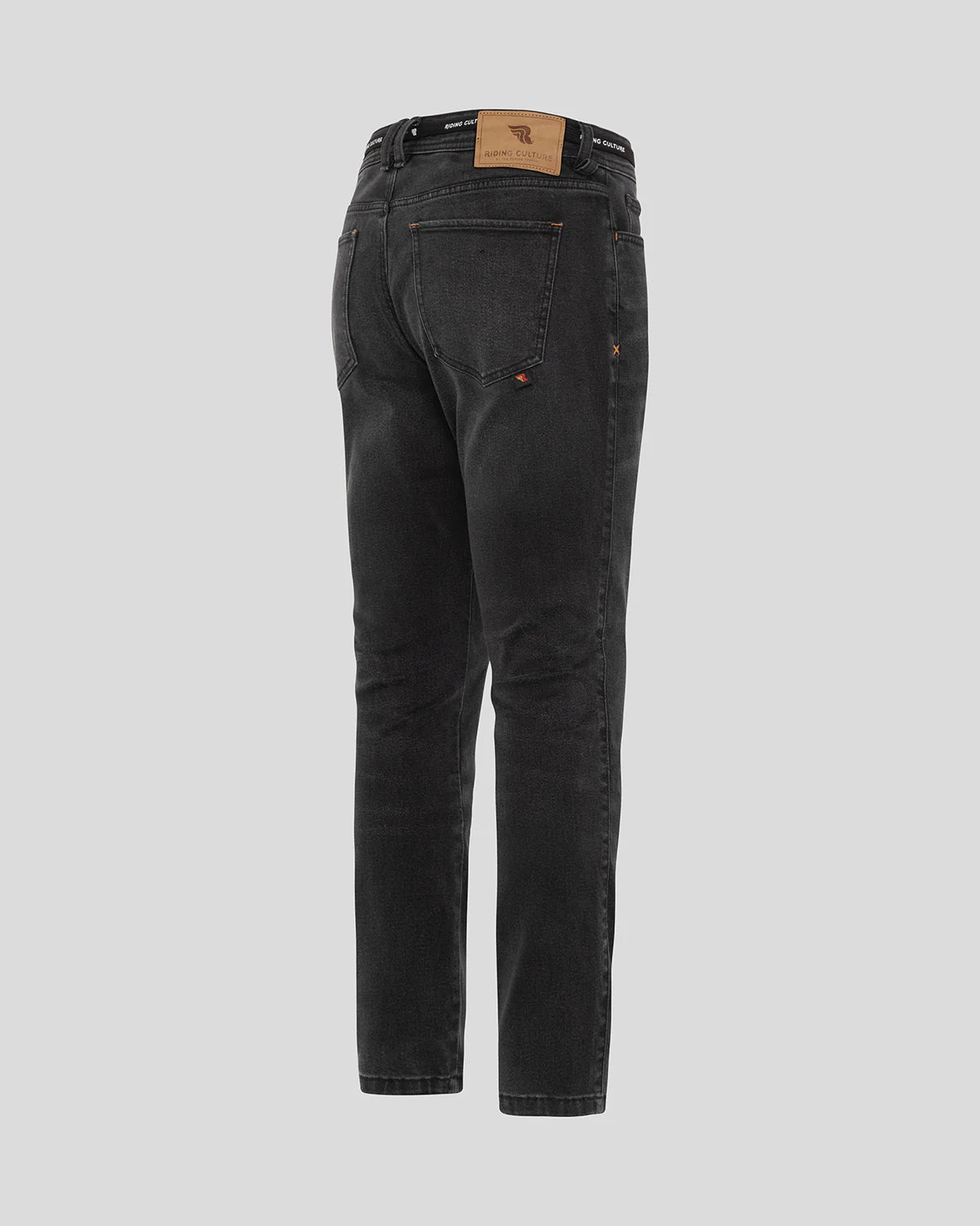 Riding Culture Tapered Slim Men's Motorcycle Jeans - Black - Salt Flats Clothing