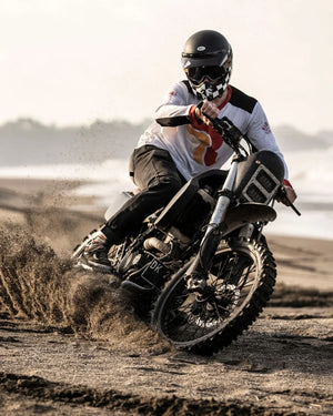 Riding Culture Tapered Slim Men's Motorcycle Jeans - Black - Salt Flats Clothing