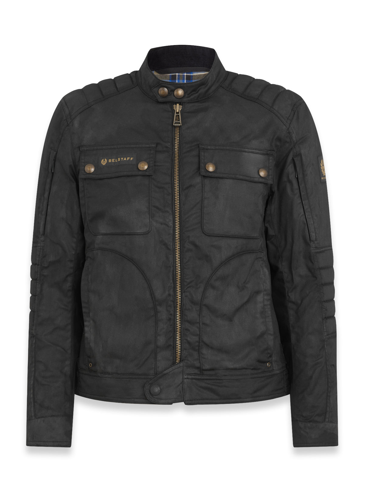 Belstaff Roberts Men's Jacket TechWax 8oz AA Black - Salt Flats Clothing