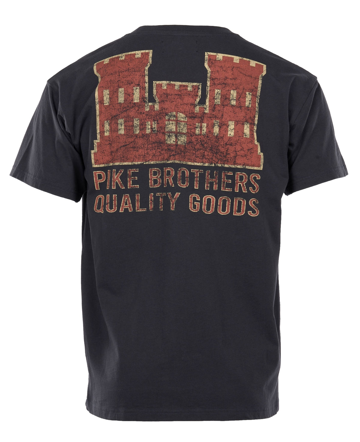 Pike Brothers 1969 Red Castle Logo Sports Tee - Salt Flats Clothing