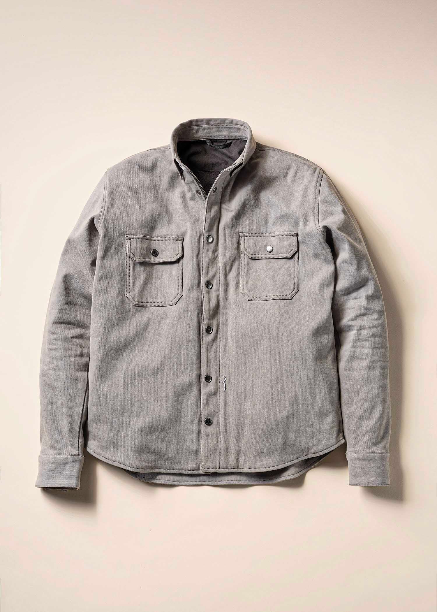 Resurgence Gear Kingston AAA Men's Motorcycle Riding  Shirt - Charcoal
