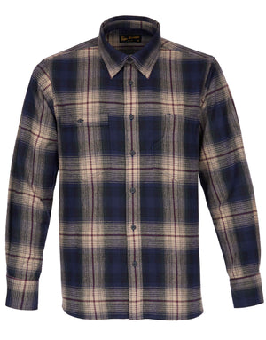 Pike Brothers 1937 Roamer Shirt Blue/Beige Check - Salt Flats Clothing