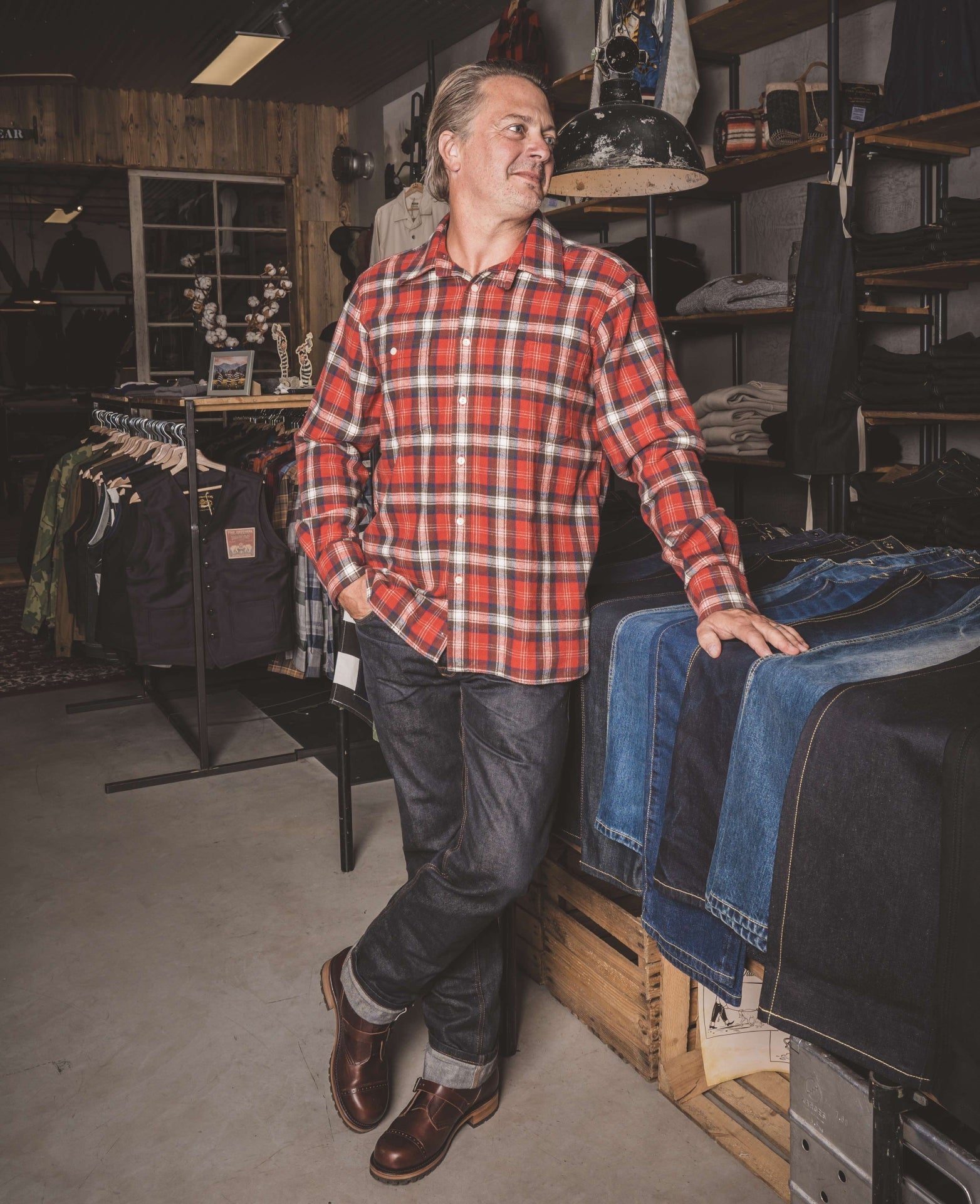 Pike Brothers 1937 Roamer Shirt - Red Flannel - Salt Flats Clothing