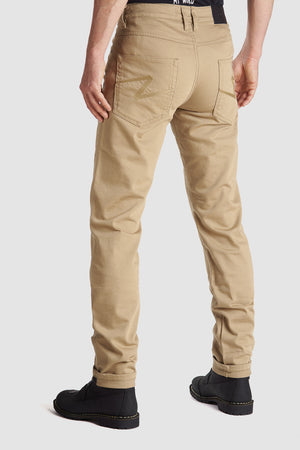 Pando Moto Robby Slim Men's Jean - Beige - Salt Flats Clothing