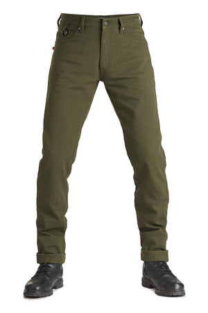 Pando Moto Robby Arm 02 Slim Men's Cargo Trouser - Olive - Salt Flats Clothing