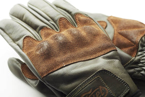 Fuel Motorcycles Gloves Rodeo - Olive - Salt Flats Clothing