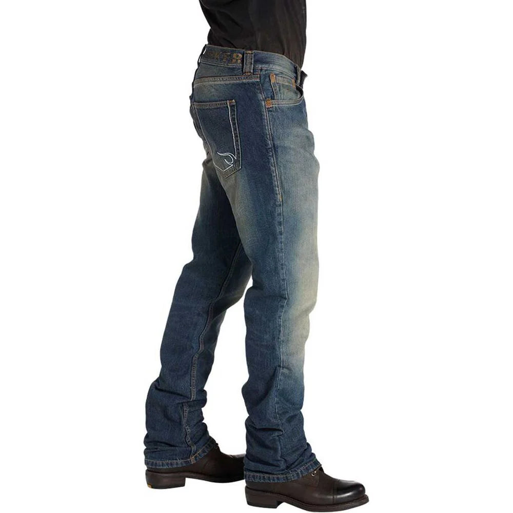 Rokker Original Men's Motorcycle Jeans - Stonewashed - Salt Flats Clothing