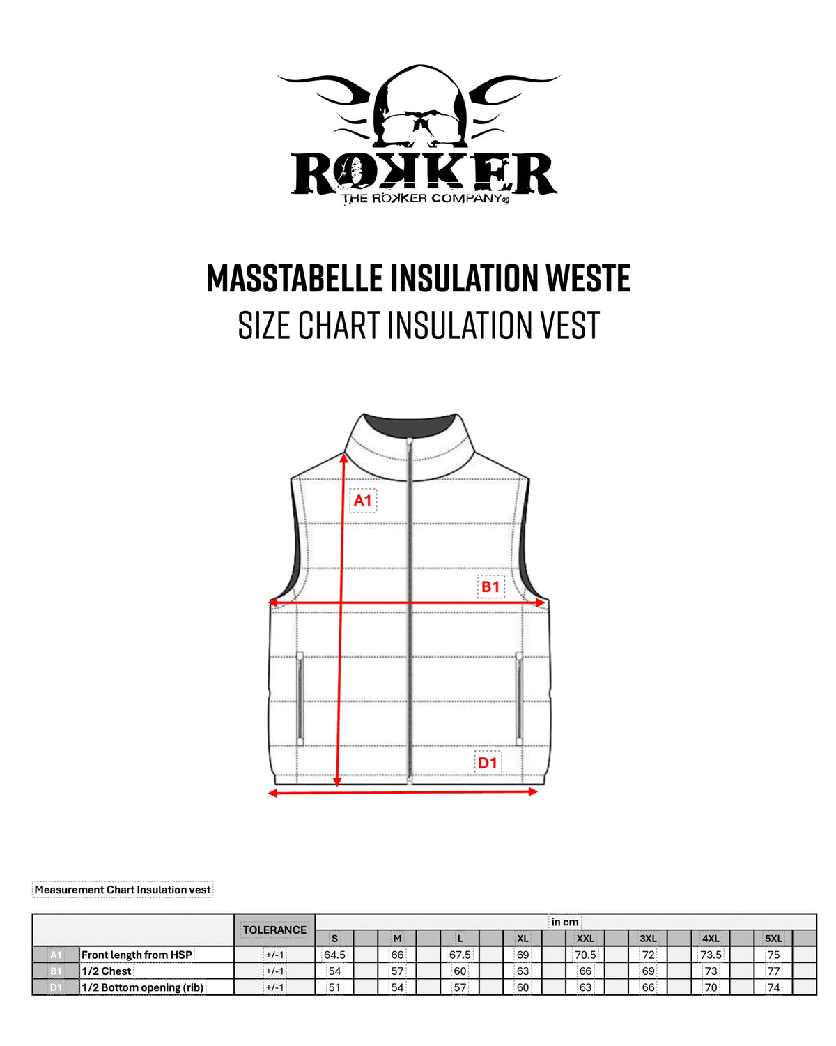Rokker Insulation Vest - Black - Salt Flats Clothing