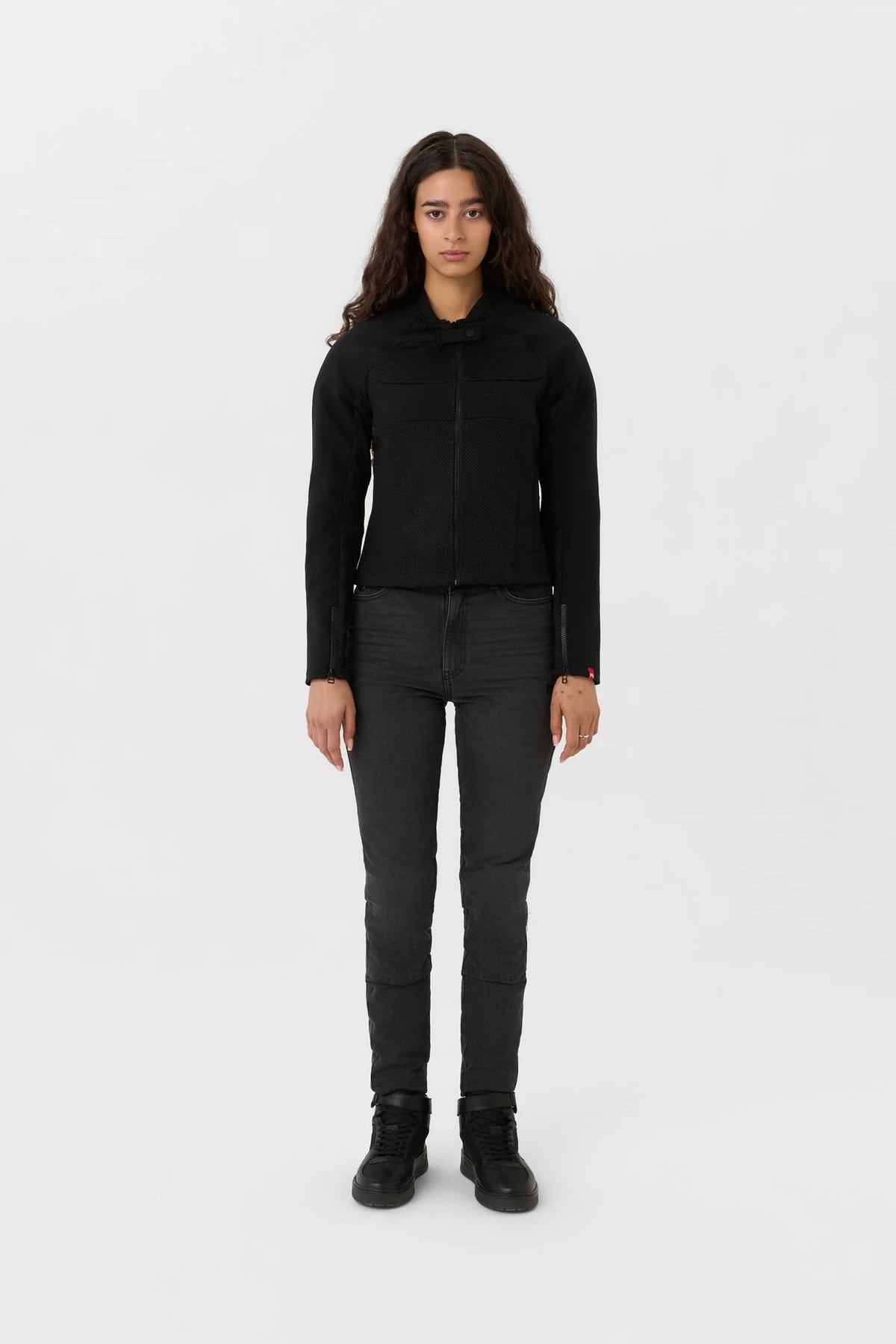 Pando Moto Stealth AAA Ladies Jacket - Black  Salt Flats Clothing