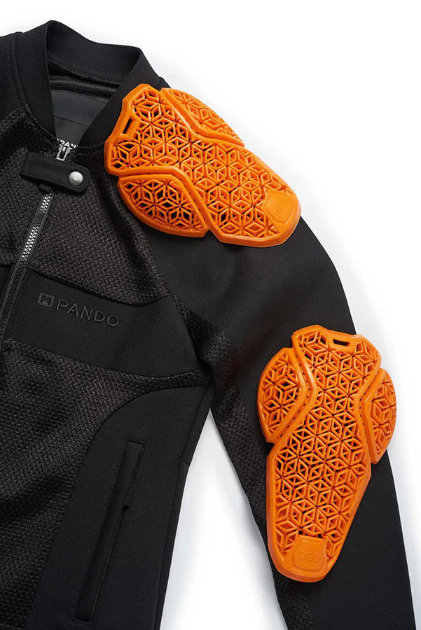 Pando Moto Stealth AAA Ladies Jacket - Black - Salt Flats Clothing