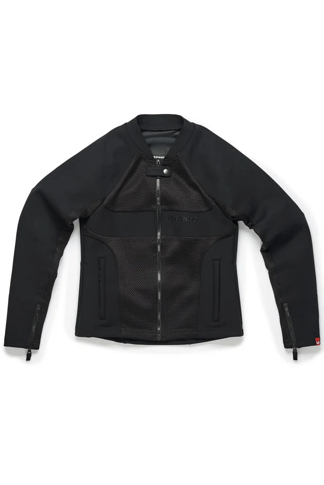 Pando Moto Stealth AAA Ladies Jacket - Black - Salt Flats Clothing