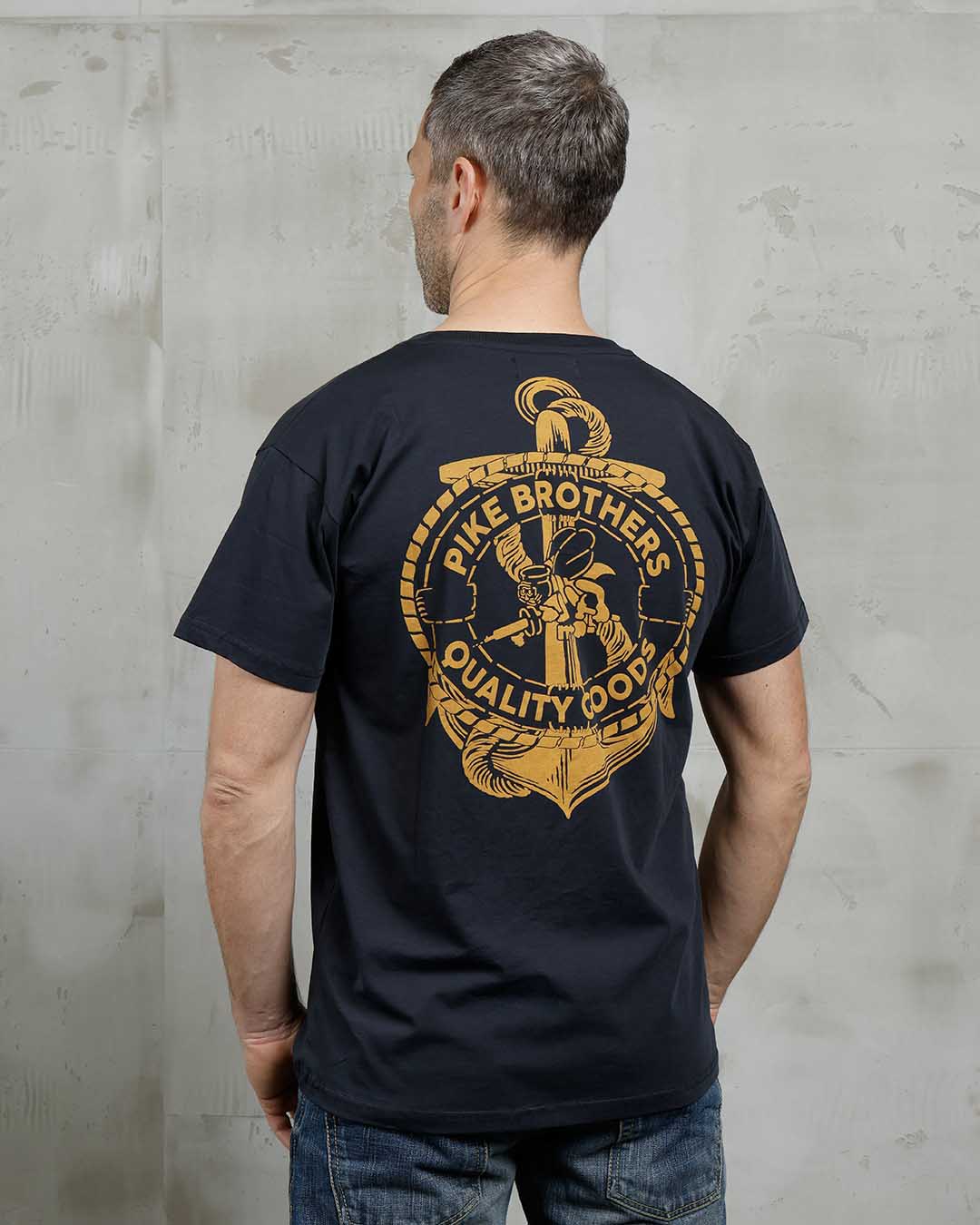 Pike Brothers 1969 Sports SeaBees Men's T'Shirt - Navy - Salt Flats Clothing