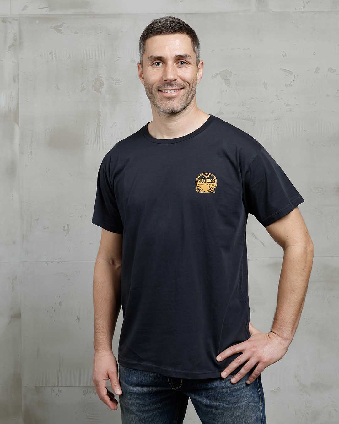 Pike Brothers 1969 Sports SeaBees Men's T'Shirt - Navy - Salt Flats Clothing
