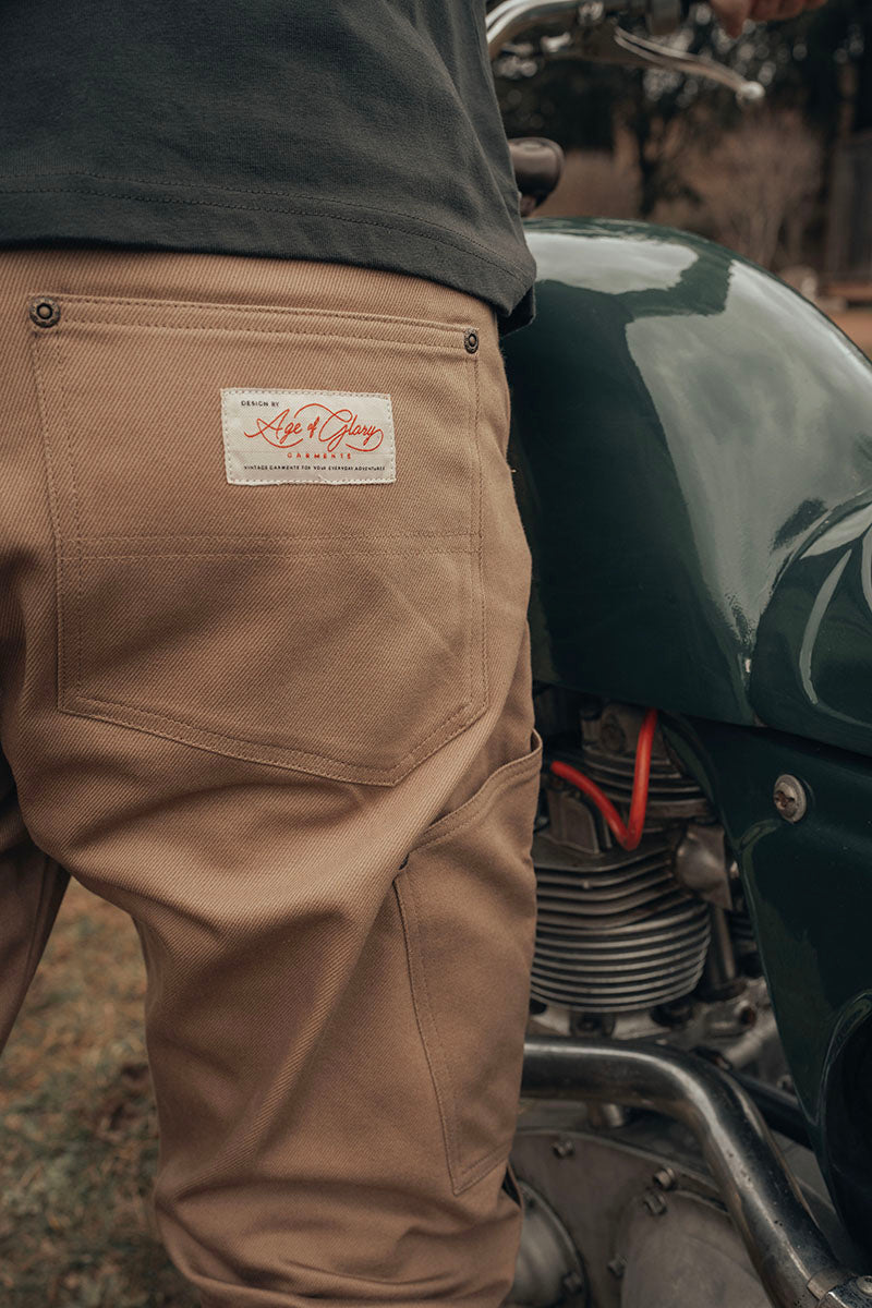 Age of Glory Men's Service Pant Trouser - Khaki - Salts Flats Clothing