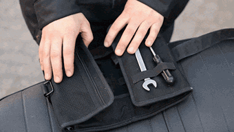 Wentworth Shakedown Tool Roll - Black - Salt Flats Clothing