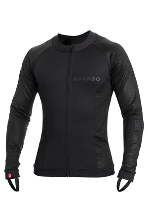 Pando Moto Shell UH03 Protective Under Shirt - Black - Salt Flats Clothing