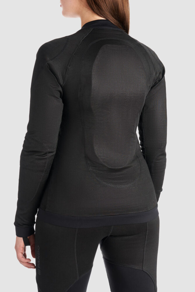 Pando Moto Shell UH03 Protective Under Shirt - Black - Salt Flats Clothing