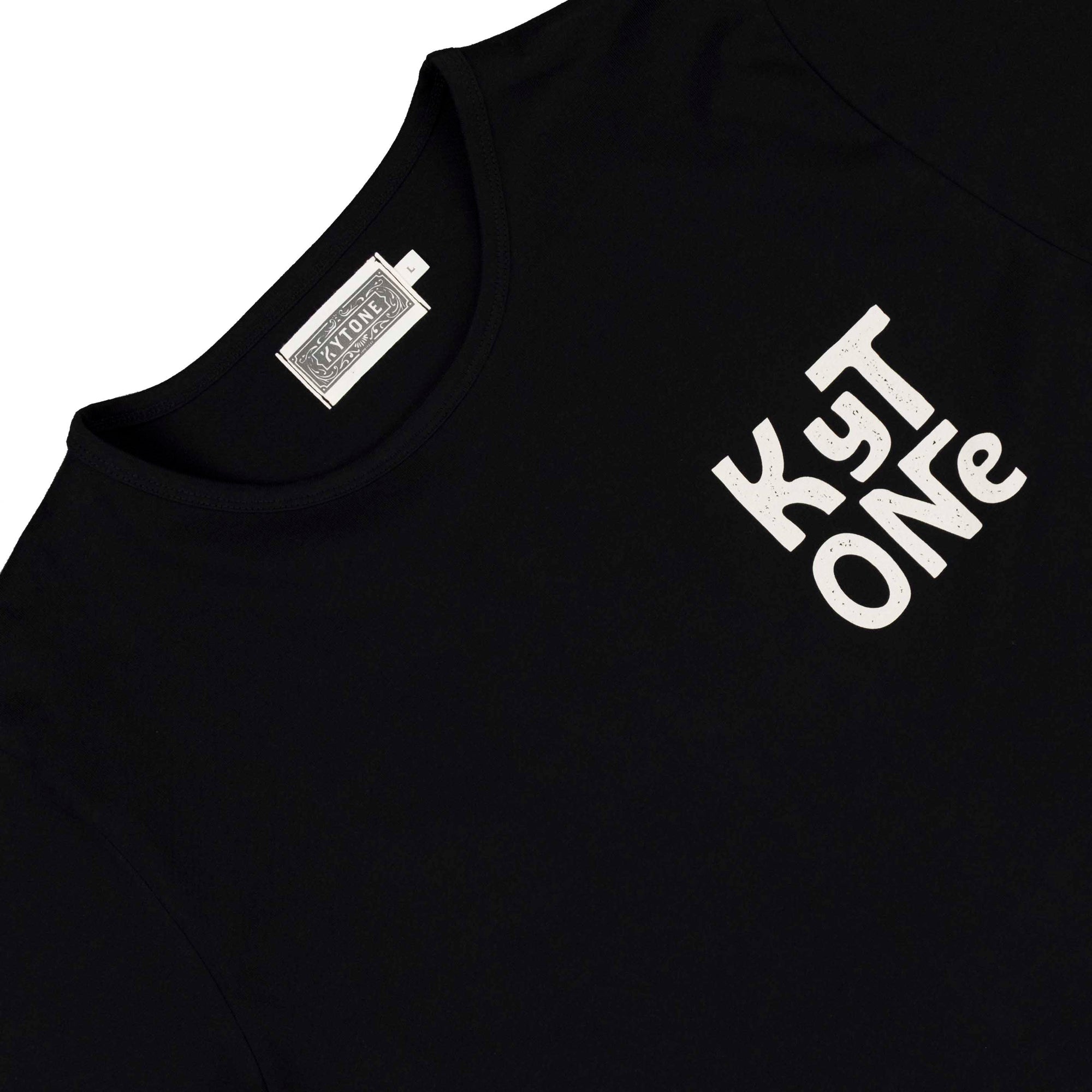 Kytone Stamp Black T'Shirt - Salt Flats Clothing