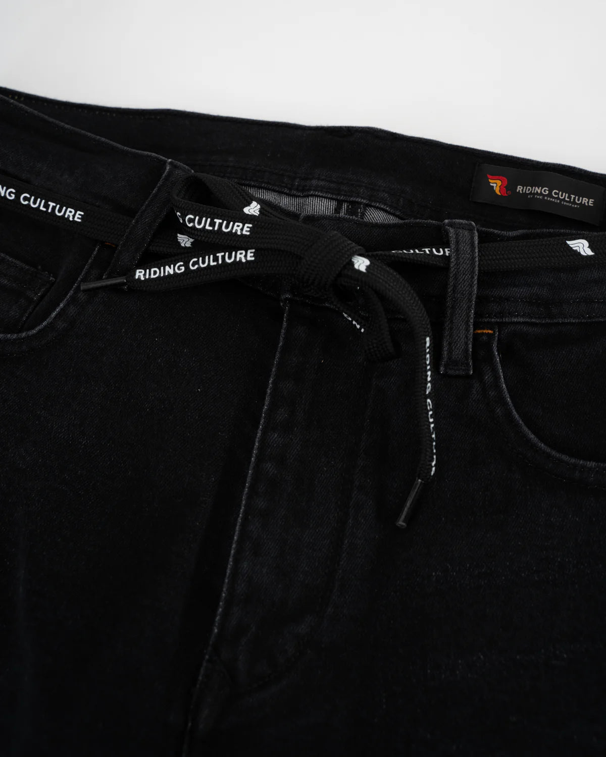 Riding Culture Tapered Slim Men's Motorcycle Jeans - Black - Salt Flats Clothing