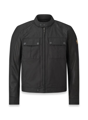 Belstaff Temple Men's Textile Jacket Tech Nylon - Black - Salt Flats Clothing