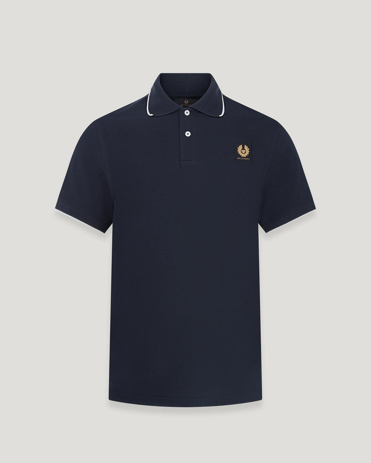 Belstaff Tipped Men's Polo T'Shirt - Dark Ink - Salt Flats Clothing