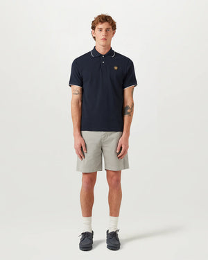 Belstaff Tipped Polo T-Shirt - Dark Ink