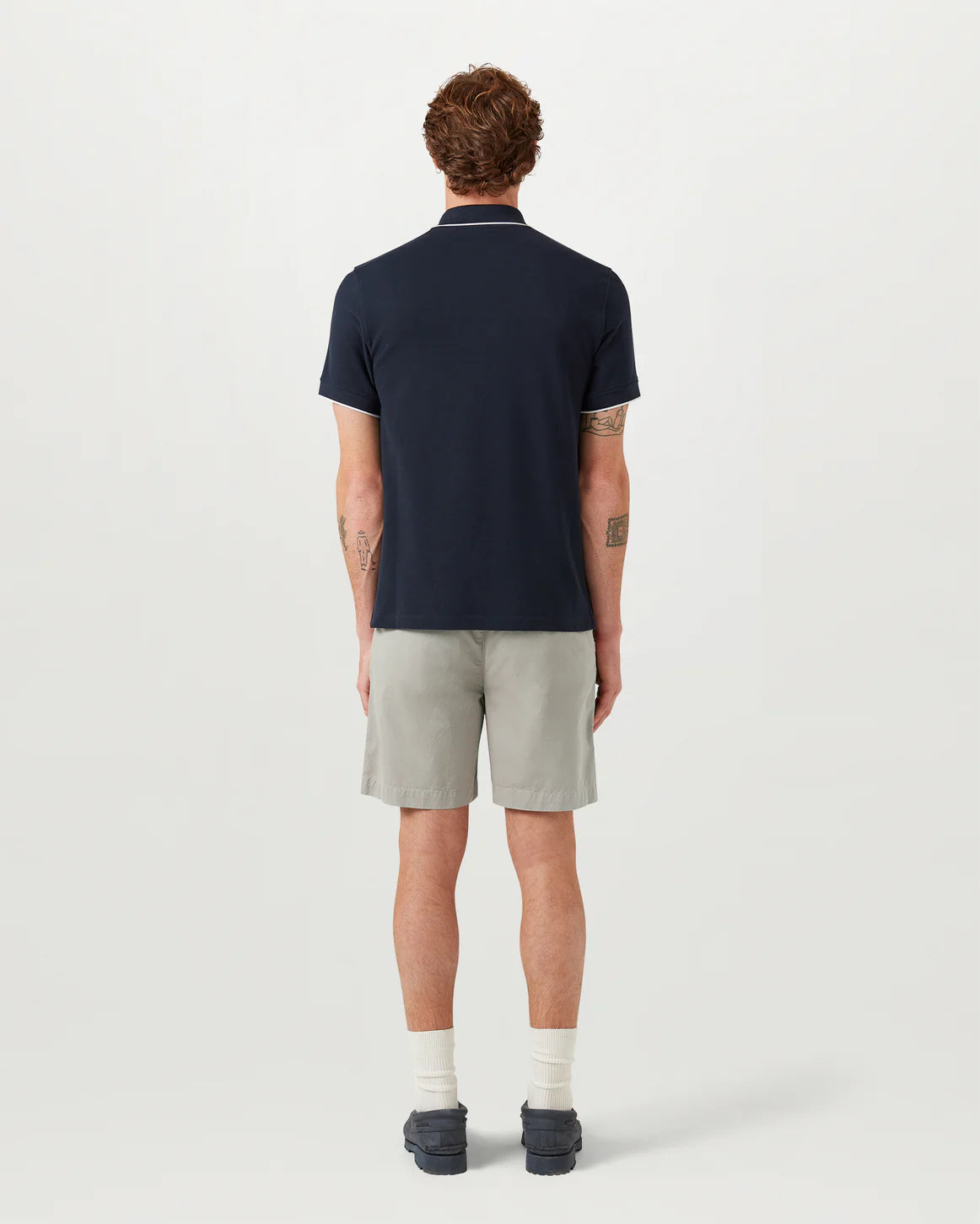 Belstaff Tipped Polo T-Shirt - Dark Ink