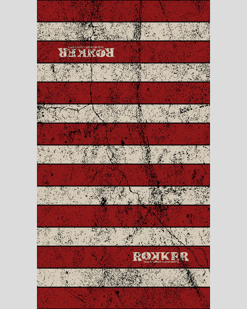 Rokker Neckwarmer Stone - Striped Red