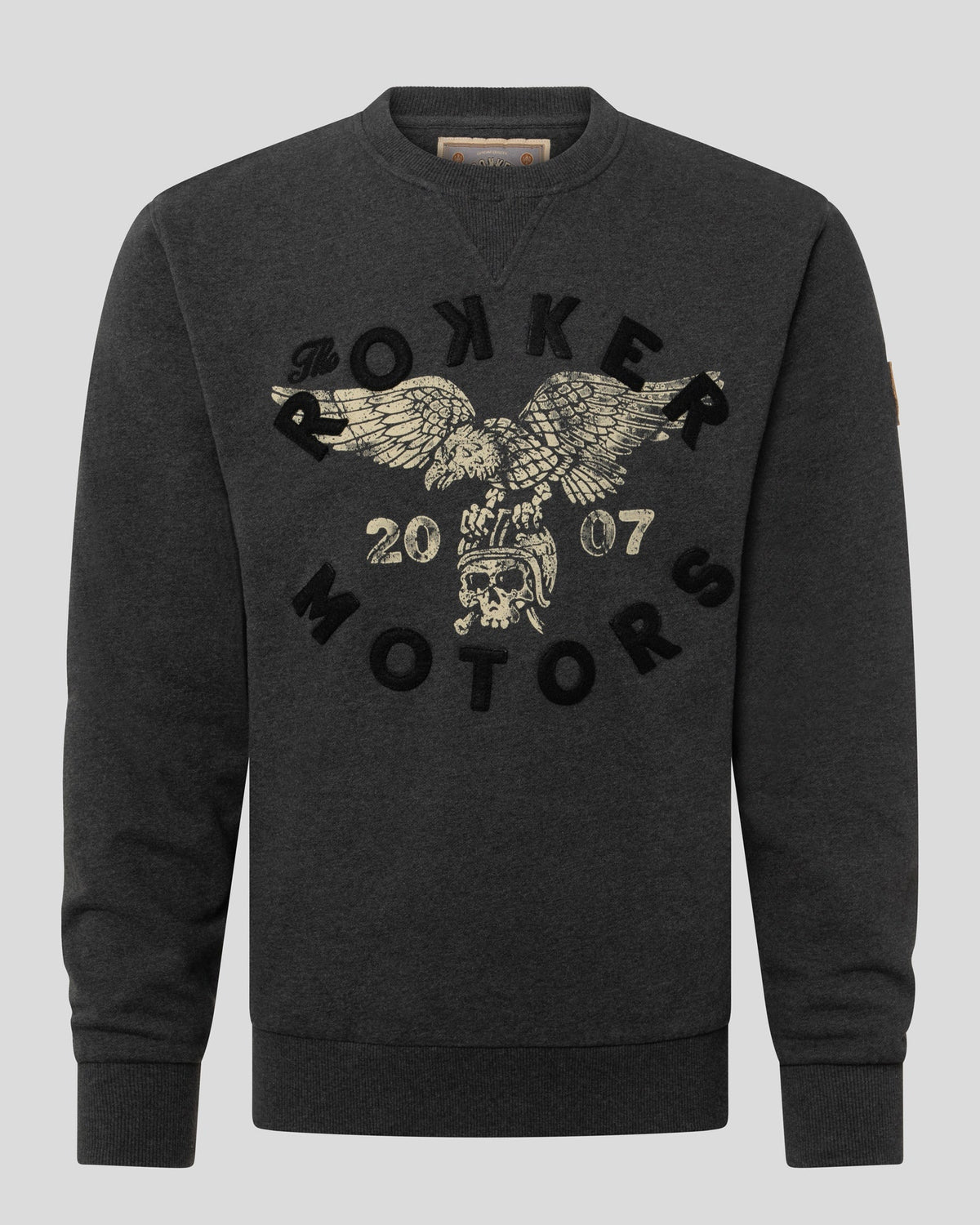 Rokker TRC Men's Sweater - Dark Grey - Salt Flats Clothing