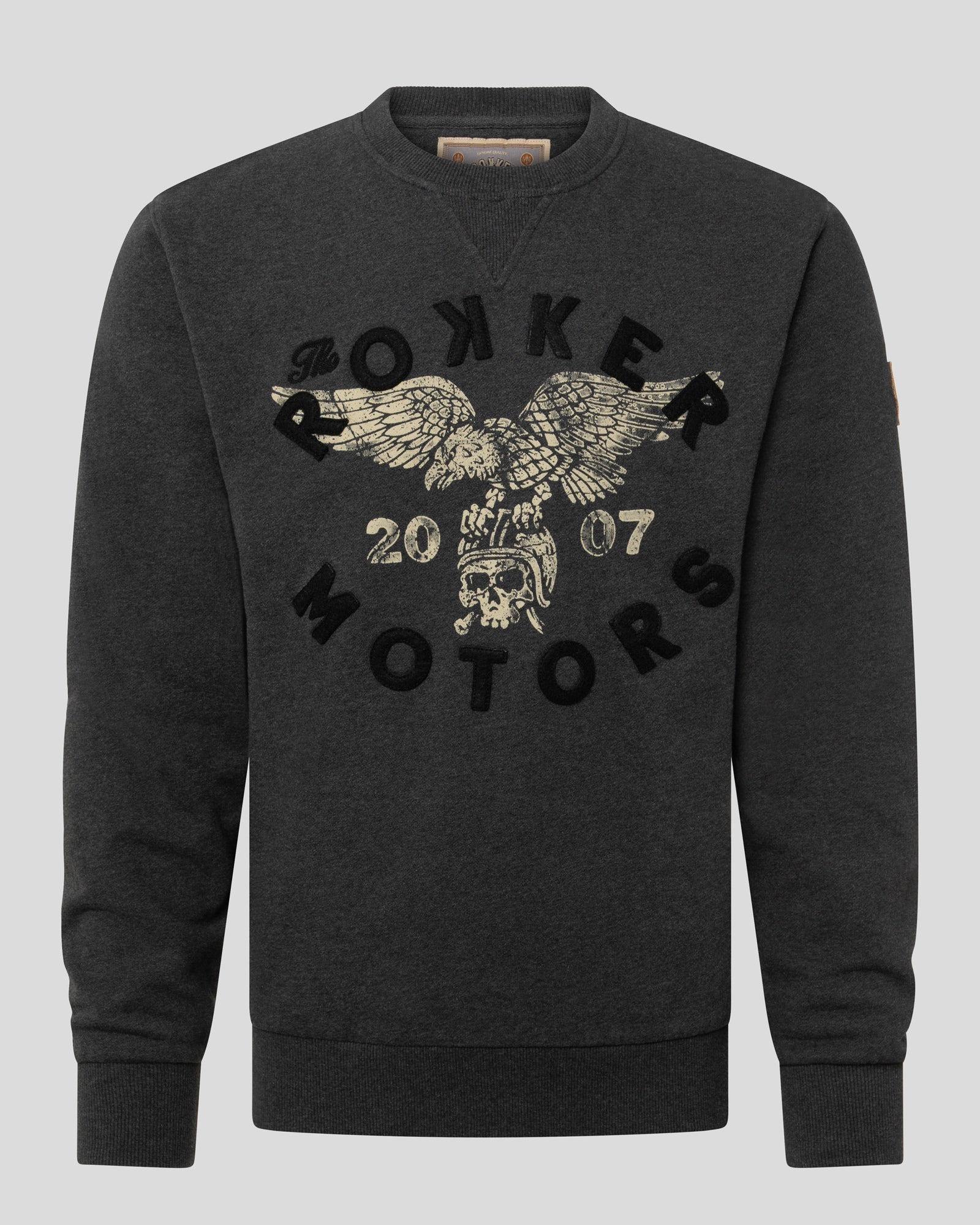 Rokker TRC Men's Sweater - Dark Grey - Salt Flats Clothing