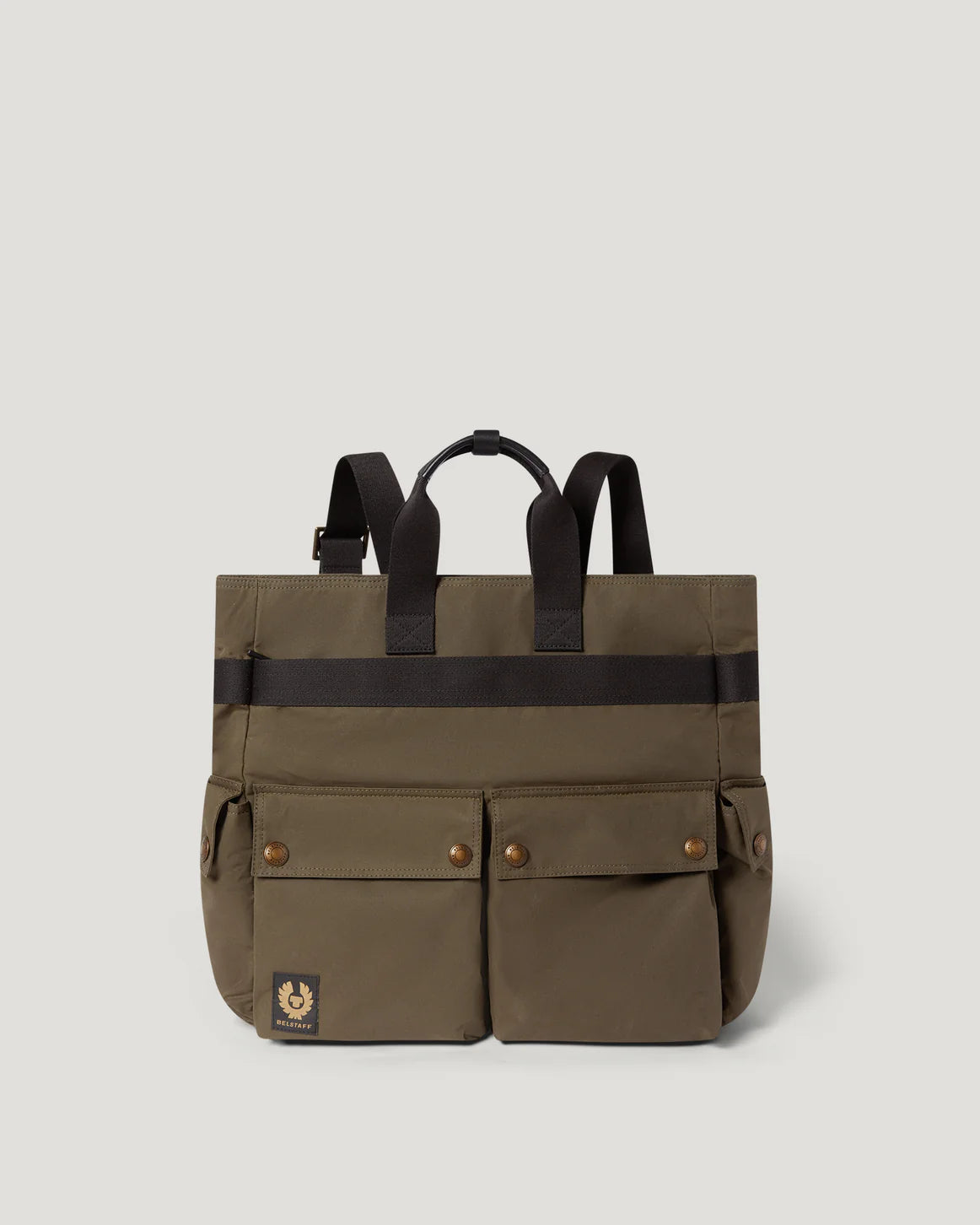 Belstaff Trialmaster 2-Way Tote Bag - Faded Olive - Salt Flats Clothing