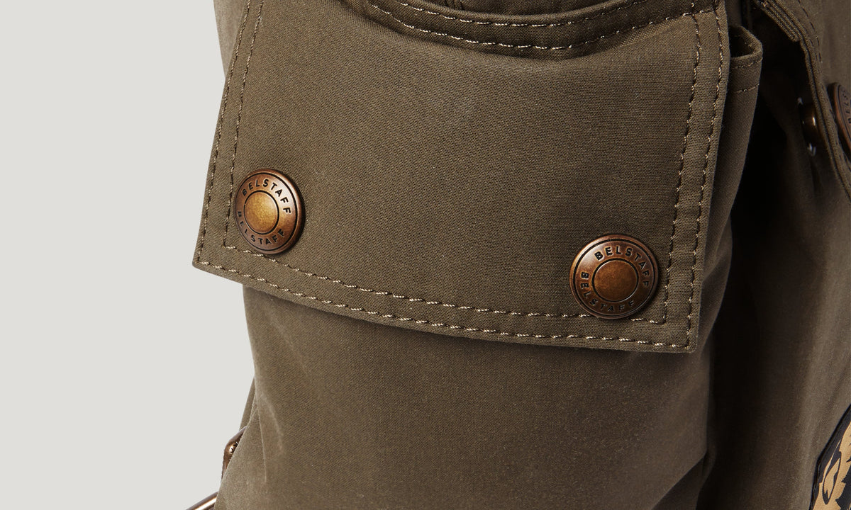 Belstaff Trialmaster 2-Way Tote Bag - Faded Olive - Salt Flats Clothing