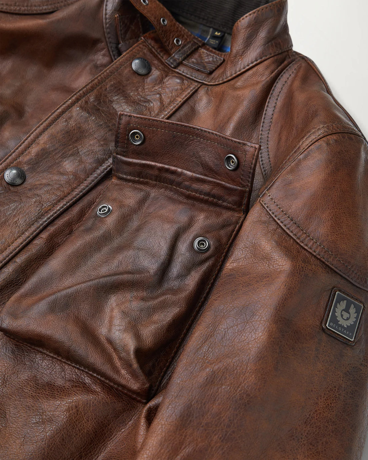 Belstaff Trialmaster Men's Leather Jacket - Burnt Cuero - Salt Flats Clothing