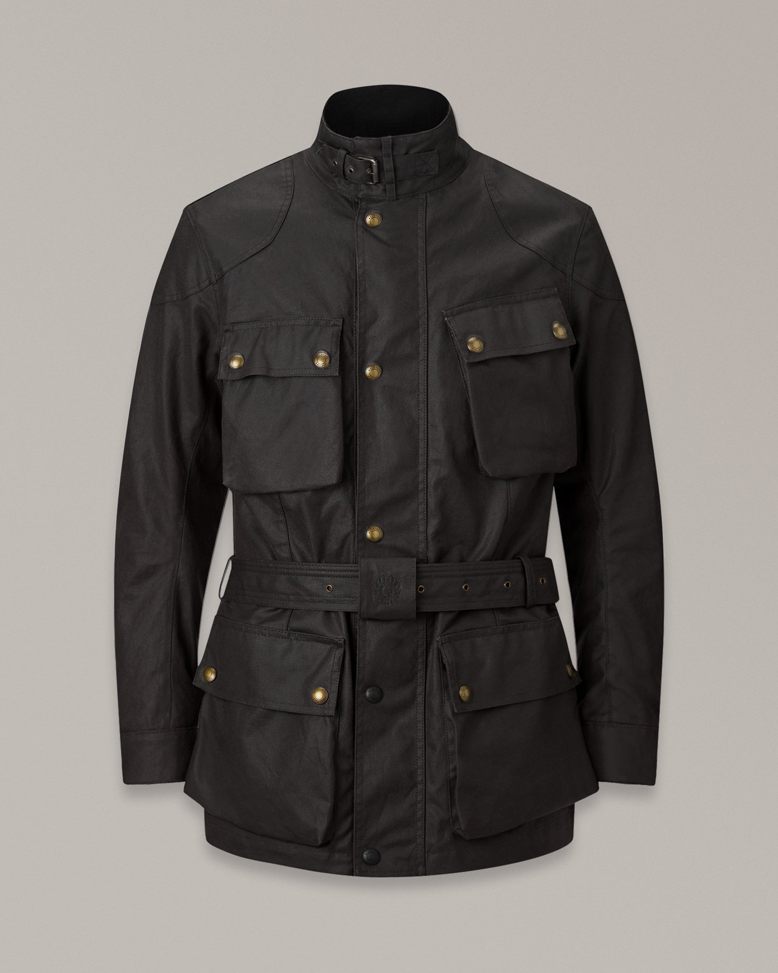 Belstaff Trialmaster Men's Waxed Cotton Jacket Ultracore 8oz - Mahogany