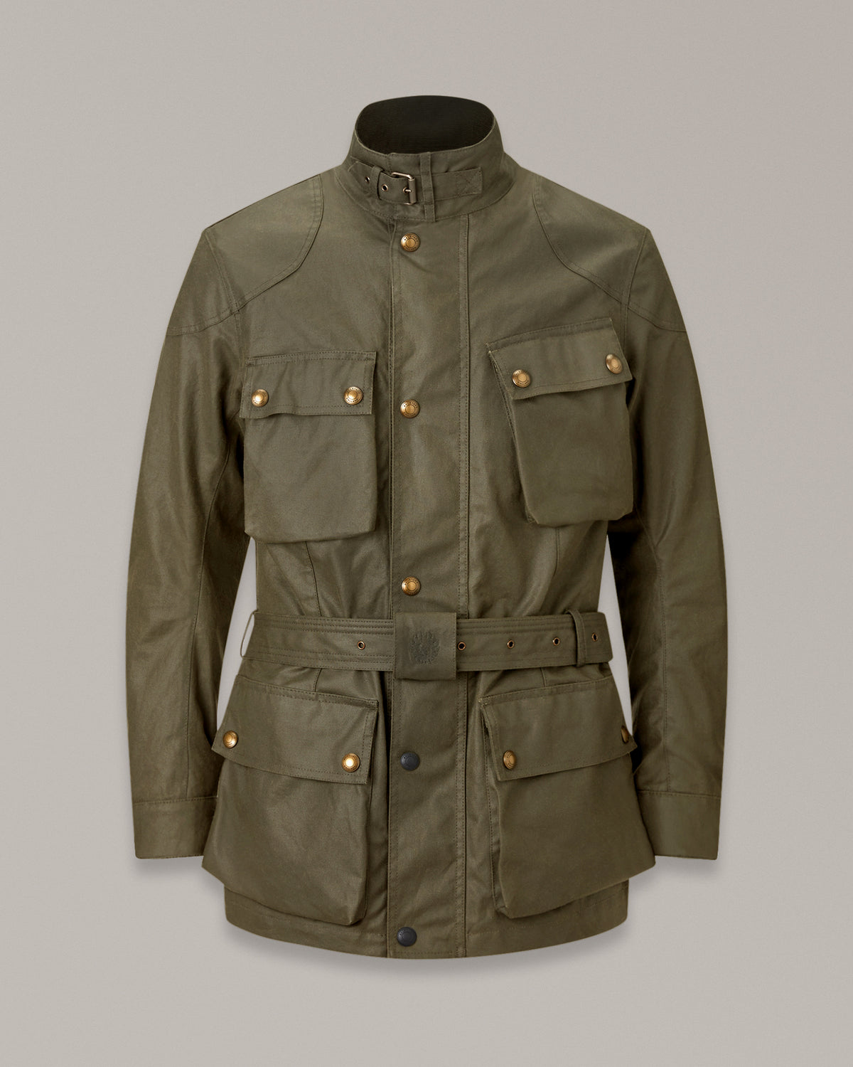 Belstaff Trialmaster Men's Waxed Cotton Jacket Ultracore 8oz - Olive - Salt Flats Clothing