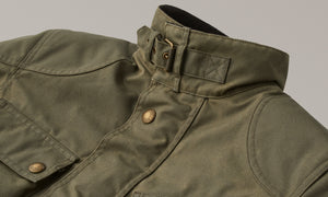 Belstaff Trialmaster Men's Waxed Cotton Jacket Ultracore 8oz - Olive - Salt Flats Clothing