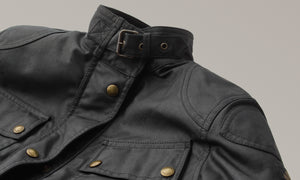 Belstaff Trialmaster Ladies Waxed Cotton Jacket TechWax 8oz - Black - Salt Flats Clothing