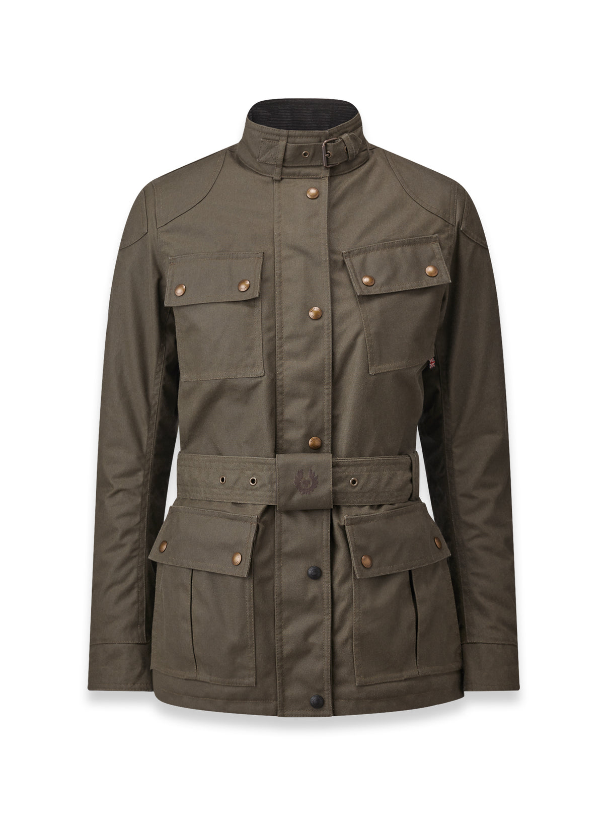 Belstaff Trialmaster Ladies Waxed Cotton Jacket TechWax 8oz Forest Green