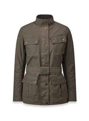 Belstaff Trialmaster Ladies Waxed Cotton Jacket TechWax 8oz - Forest Green - Salt Flats Clothing