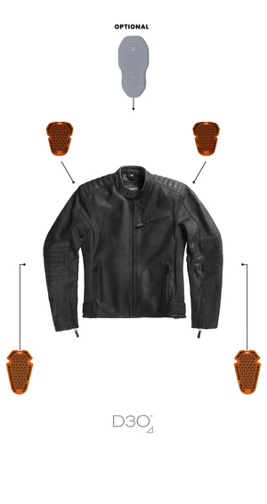 Pando Moto Tatami LT 01 Men's Leather Jacket - Salt Flats Clothing