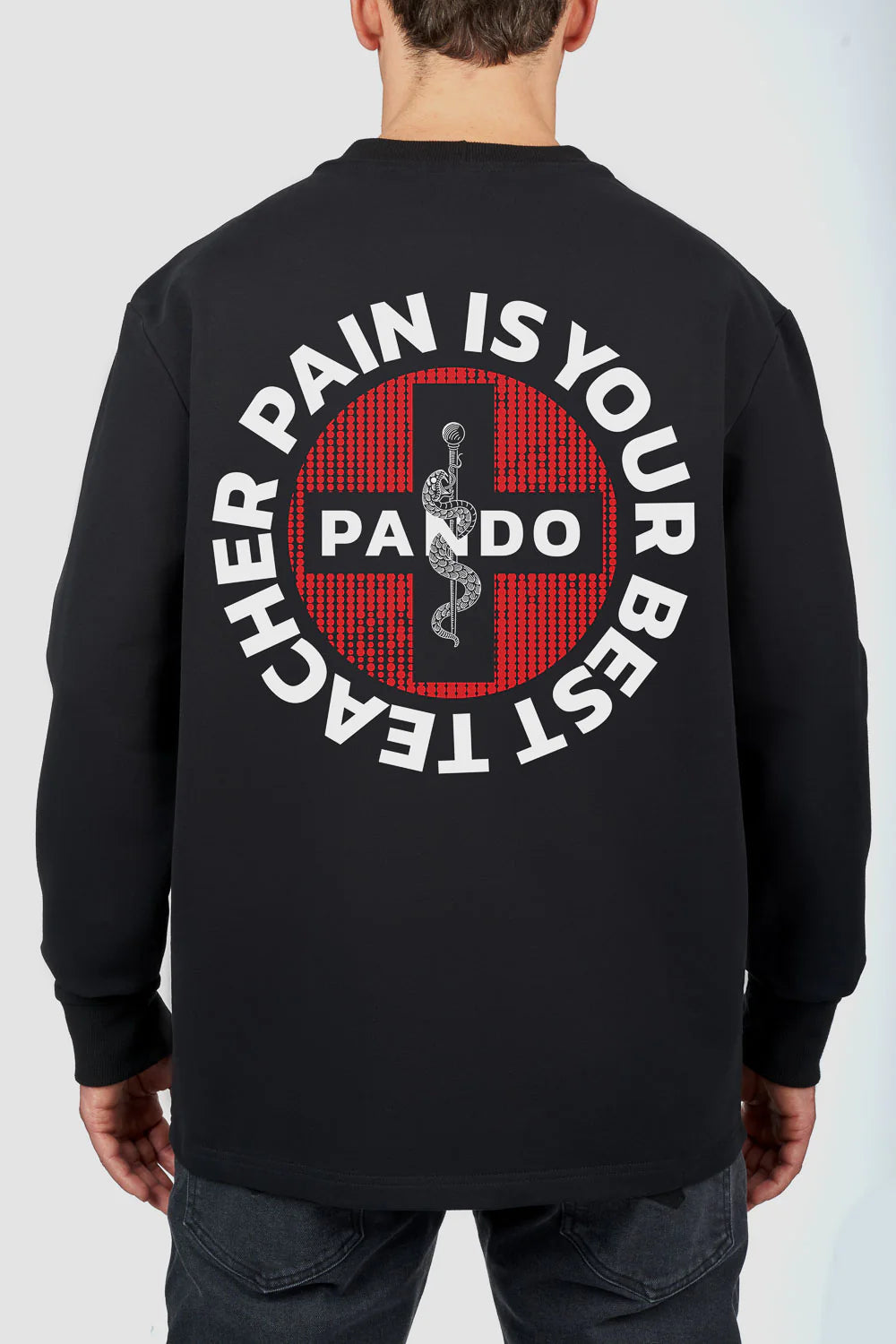 Pando Moto Tommy Pain Regular Fit Long Sleeve Unisex T'Shirt - Salt Flats Clothing