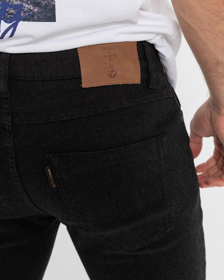 ByCity Bull Men's Motorcycle Jeans - Black - Salt Flats Clothing