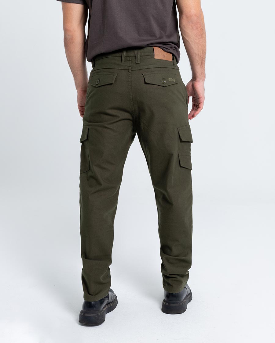 ByCity Mixed  III Men's Motorcycle Cargo Pants  - Green - Salt Flats Clothing