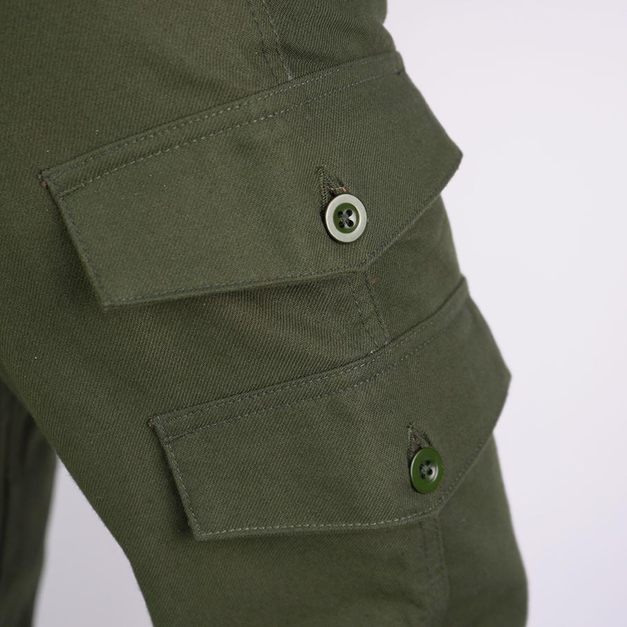 ByCity Mixed  III Men's Motorcycle Cargo Pants  - Green - Salt Flats Clothing