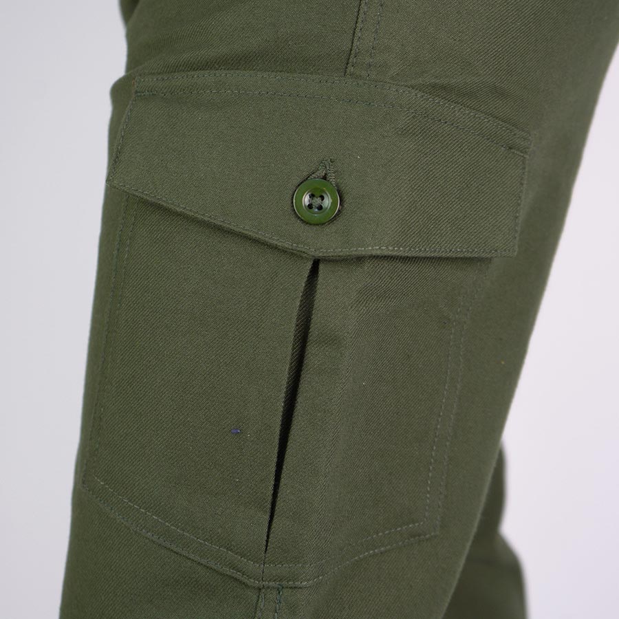 ByCity Mixed  III Men's Motorcycle Cargo Pants  - Green - Salt Flats Clothing