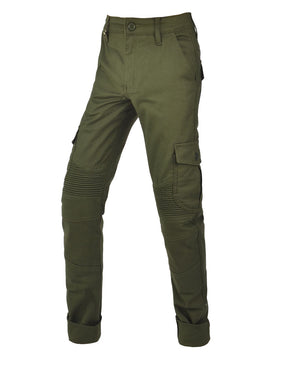 ByCity Mixed Slim III Ladies Motorcycle Cargo Pants - Green - Salt Flats Clothing