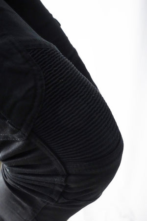 ByCity Mixed Slim  III Men's Motorcycle Cargo Pants  - Black - Salt Flats Clothing