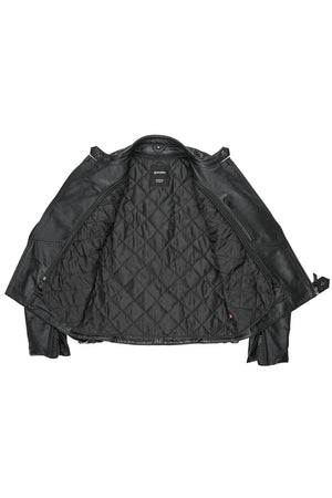 Pando Moto Twin Leather Jacket - Black - Salt Flats Clothing